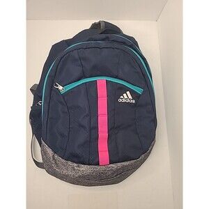 Adidas Stratton 2 Blue Pink Unisex Casual School Backpack Hiking Storage